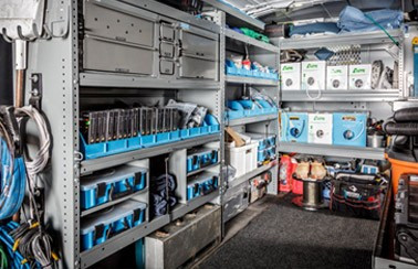 Adrian Steel Cargo Van Shelving