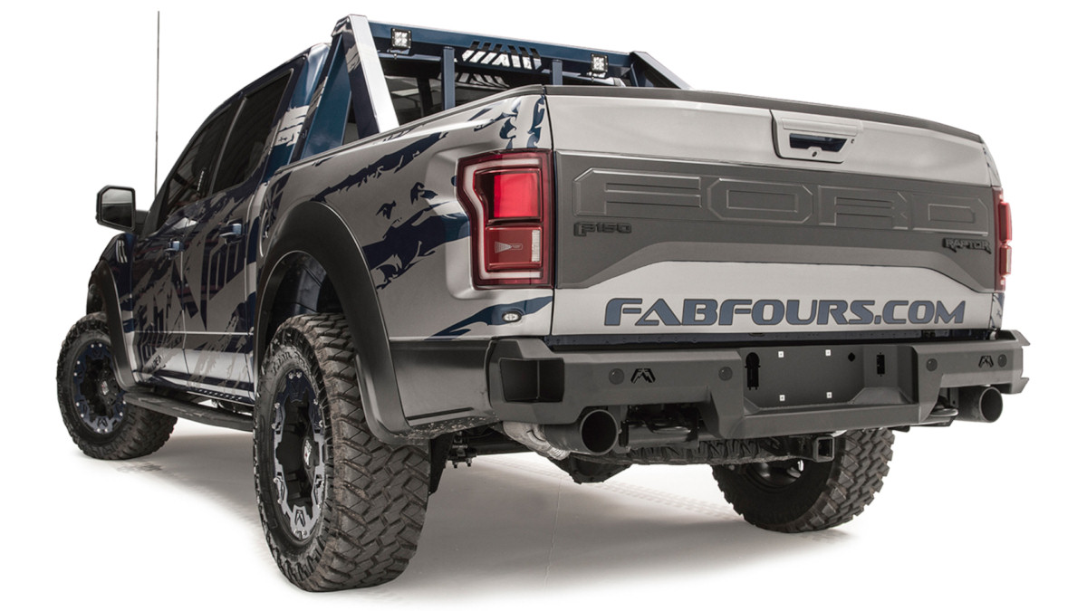 Fab Fours Ford Raptor Premium Rear Bumper