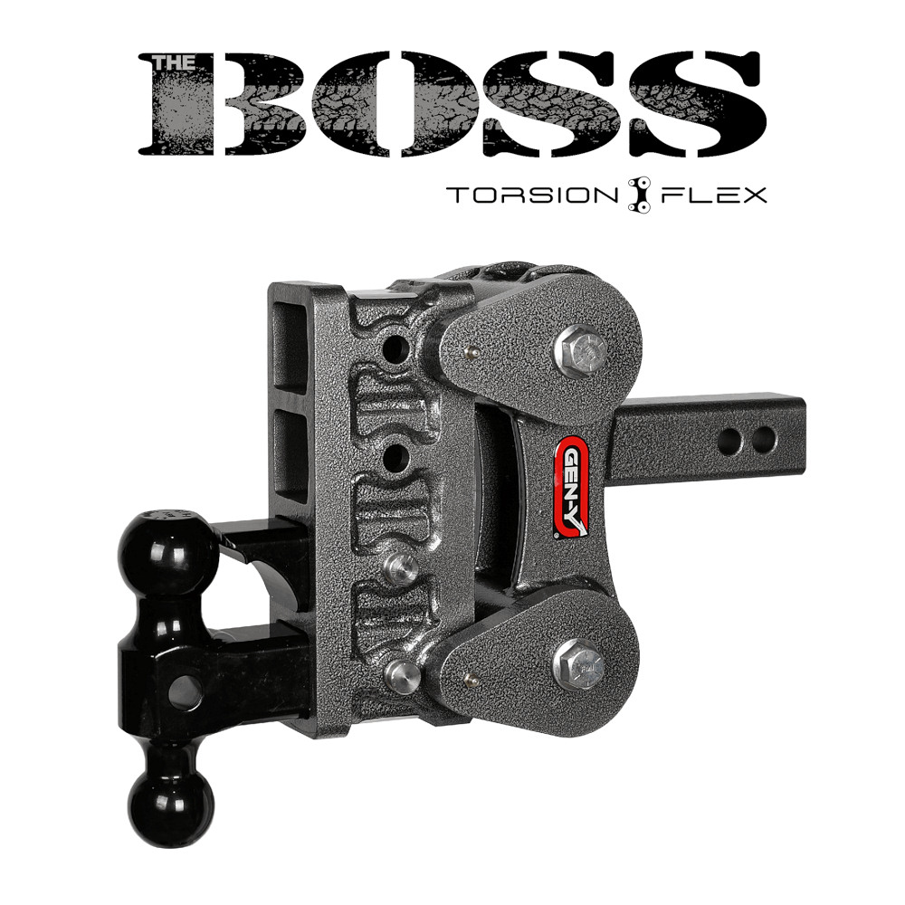 The Boss Torsion Flex Adjustable Drop Hitches