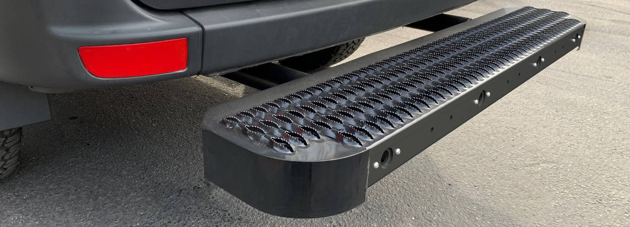 Luverne Impact Shock-Absorbing Rear Bumper Step