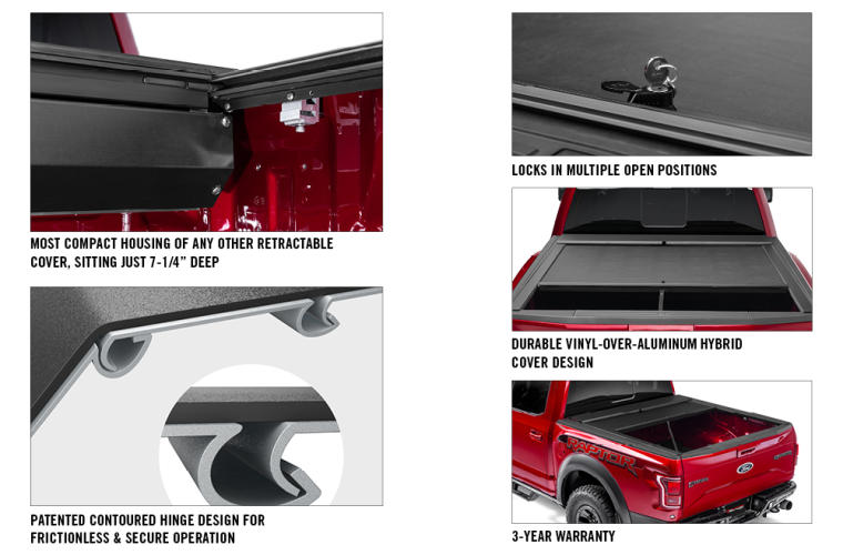Roll-N-Lock® M-Series Retractable Truck Bed Cover