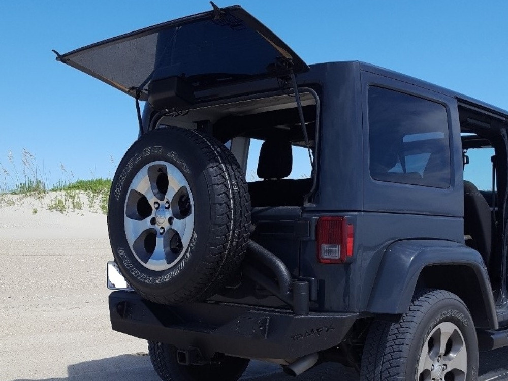 TrailFX Jeep JK Rear Bumper With Tire Carrier