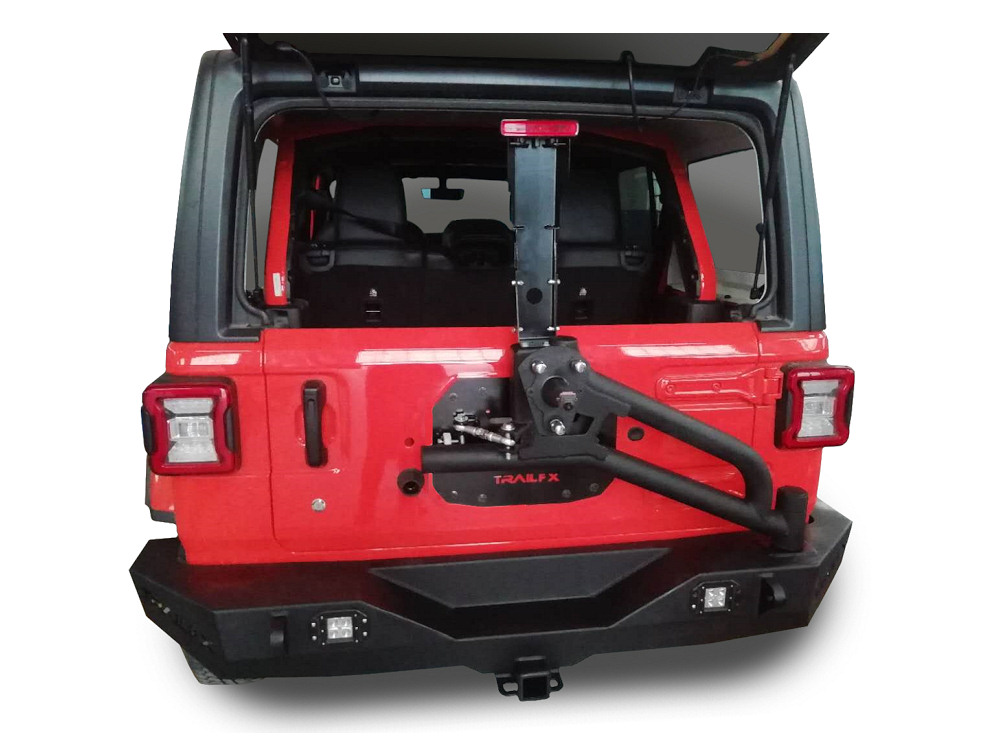 TrailFX Jeep JL Rear Bumper With Tire Carrier / Non-Sensor