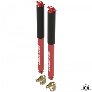 MetalCloak RockSport RED Long Travel Shock, JK, Rear Pair